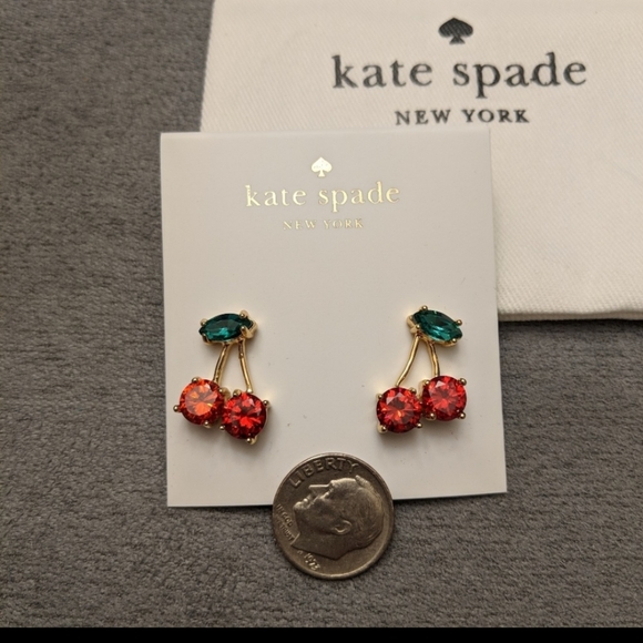 *NWT* Kate Spade Cherry 🍒 earrings - Picture 4 of 5